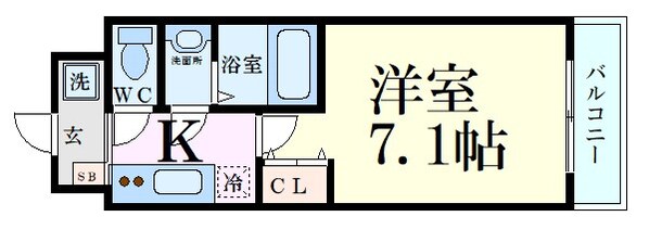 ウインズコート新大阪Ⅱの物件間取画像